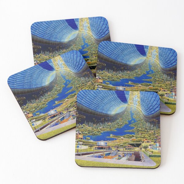 Item preview, NASA ARC Stanford Torus Interior Art designed and sold by bobbooo.