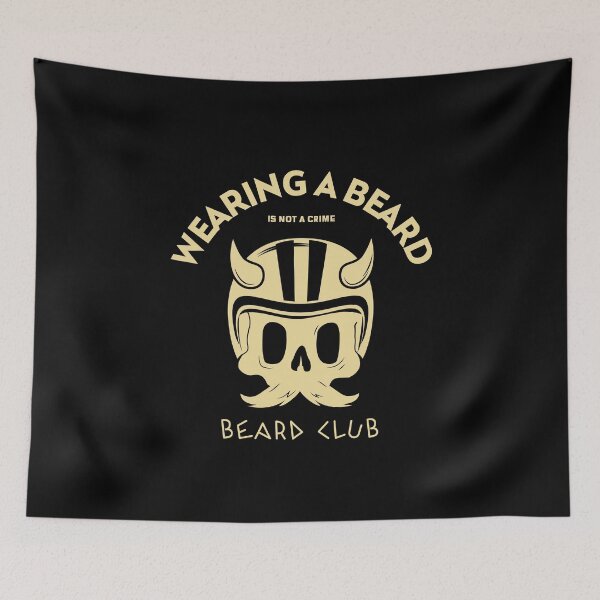 Item preview, Beard guy Wearing a Beard is not a crime Beard Club - Bart Slogan designed and sold by emm-j.