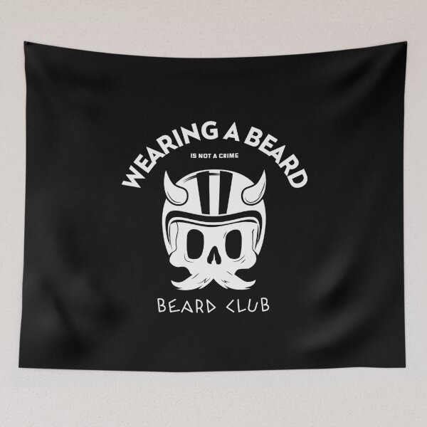 Item preview, Beard guy Wearing a Beard is not a crime Beard Club - Bart Slogan designed and sold by emm-j.