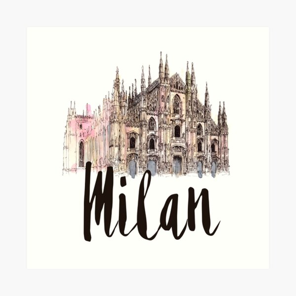 Milan Art Print