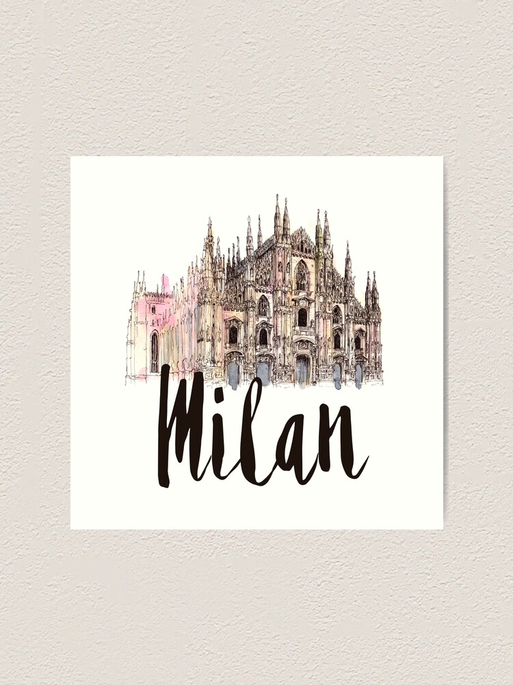 Alternate view of Milan Art Print