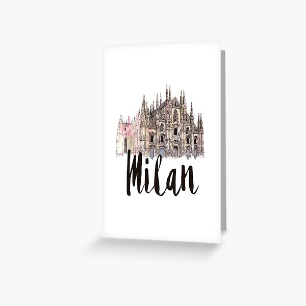 Milan Greeting Card