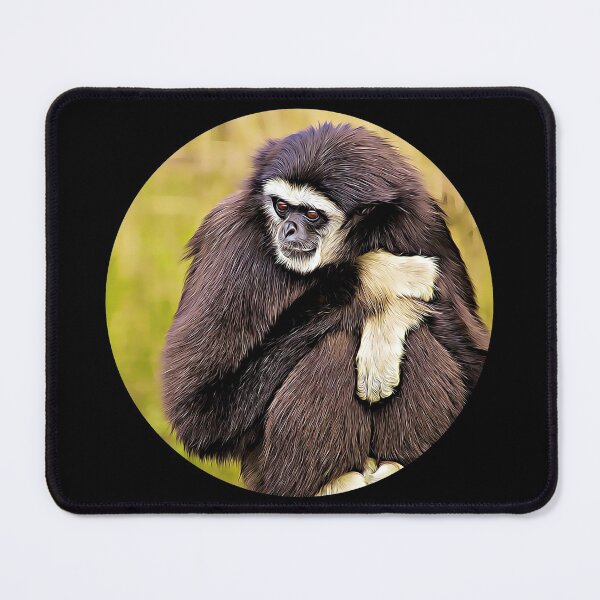 Item preview, Gibbon Portrait designed and sold by RevolutionInPaint.