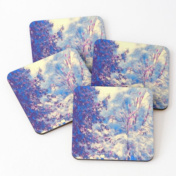 Item preview, Trees at the Foot of the Mountain designed and sold by EloiseArt.
