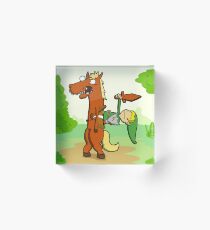 Inbred Epona. Acrylic Block