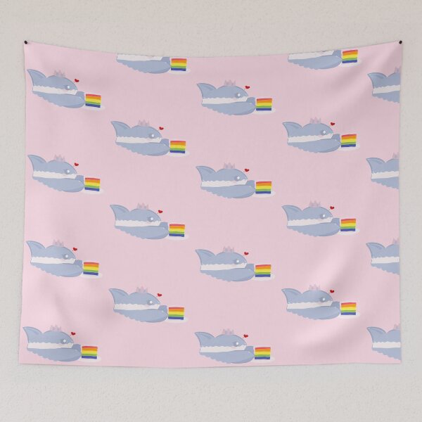 Item preview, Shark- Rainbow designed and sold by MoxiesCorner.