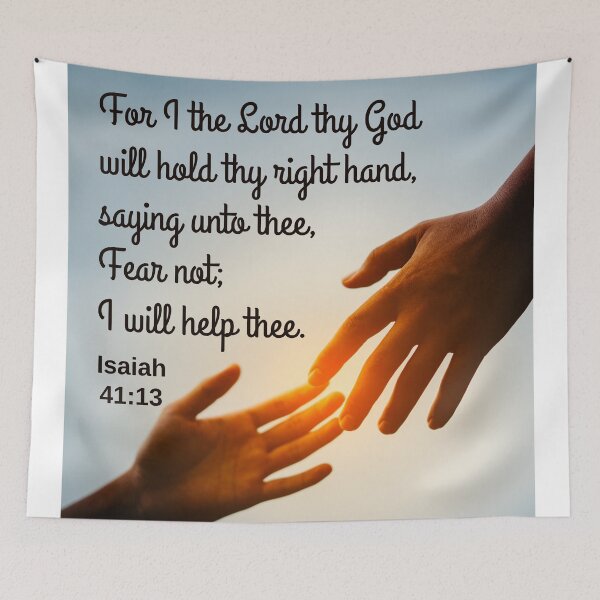 Item preview, Isaiah 41:13 KJV designed and sold by Caregiverology.