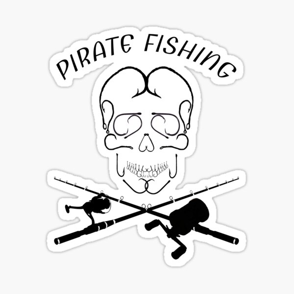 FISHERMAN SKULL Vinyl Decal cross Fishing Rods and Cap Hat Sticker Fish For  Car $4.95 - PicClick