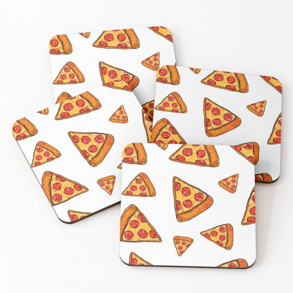 Item preview, Pepperoni pizza slices designed and sold by Jessiiccaadraws.