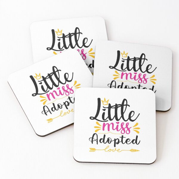 Item preview, Adoption Day Little Cute Miss Adopted funny Gift Ideas Tees for kids designed and sold by biigshow.