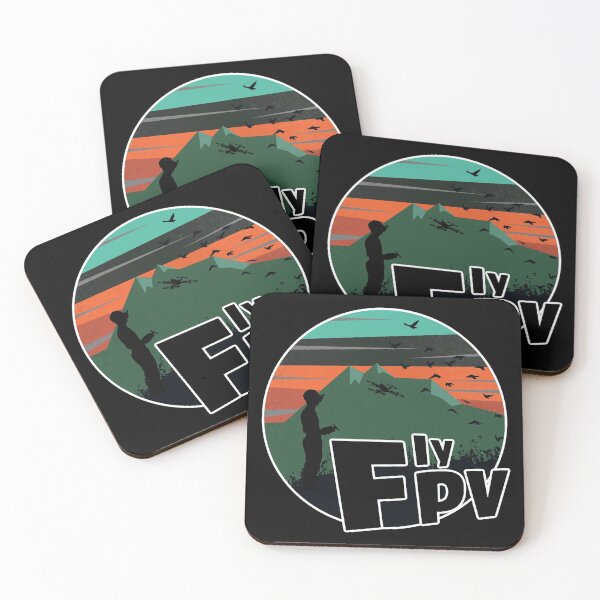 Artikelvorschau, FPV-Drohnen-Pilot-T-Shirt-Design "Fly FPV" für Liebhaber der FPV-Drohnentechnologie entworfen und verkauft von funpix-shop.