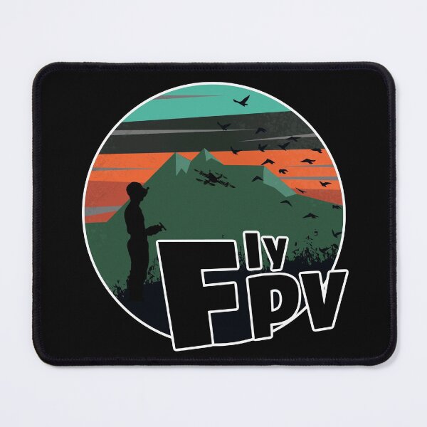 Item preview, FPV Drone Pilot T-Shirt Design ‘Fly FPV’ For FPV Drone Technology Lovers designed and sold by funpix-shop.