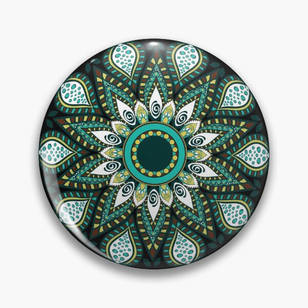 Item preview, Mandala Peacock Feather designed and sold by SoccaTamam.