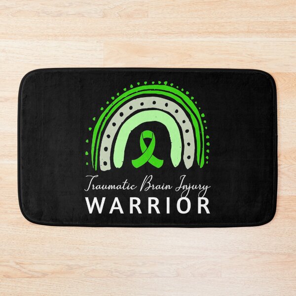 Item preview, Traumatic Brain Injury Warrior / Green Ribbon TBI Support design designed and sold by CreatedByHeidi.