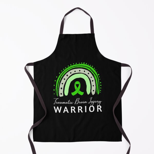 Item preview, Traumatic Brain Injury Warrior / Green Ribbon TBI Support design designed and sold by CreatedByHeidi.