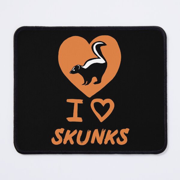 Item preview, I Love Skunks Heart for Skunk Lovers, Orange designed and sold by Mochi-Merch.