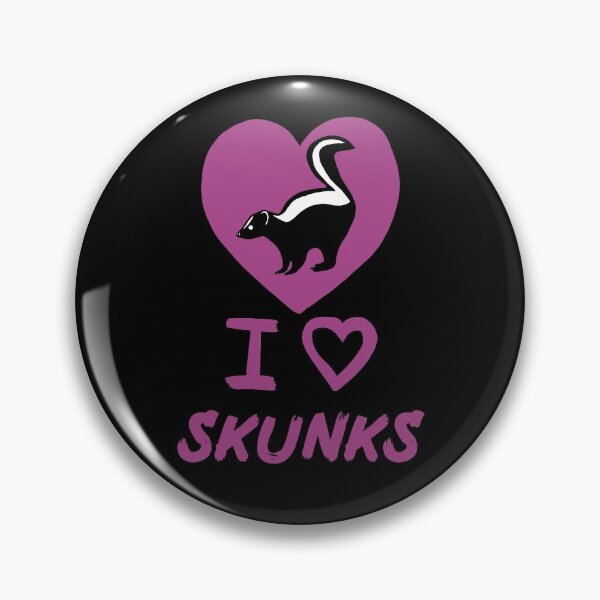 Item preview, I Love Skunks Heart for Skunk Lovers, Purple designed and sold by Mochi-Merch.