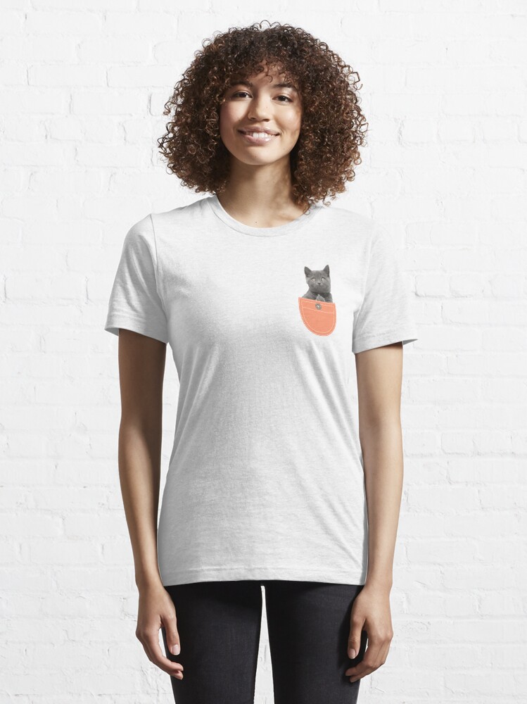 cat giving the finger t shirt