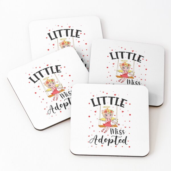Item preview, Funny Gift Ideas Tees for kids For Adoption Day Little Cute Miss Adopted  designed and sold by biigshow.