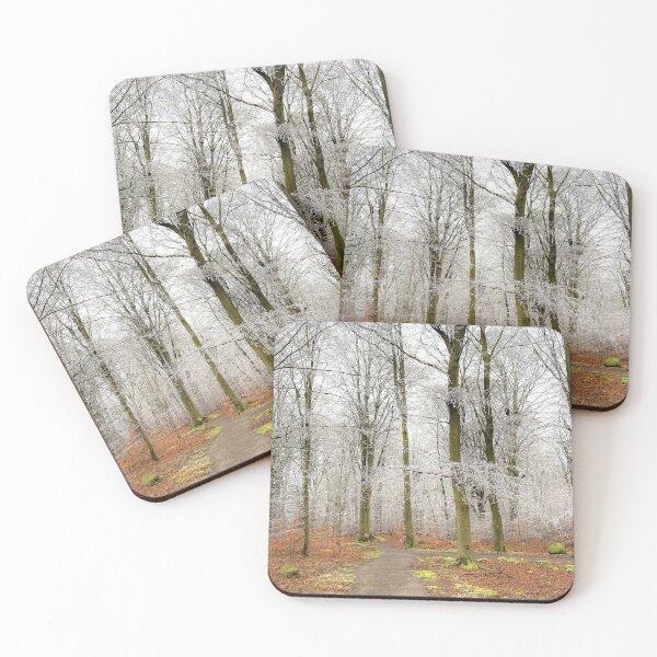Item preview, Frosty trees on a winter morning designed and sold by HenrikGPhoto.