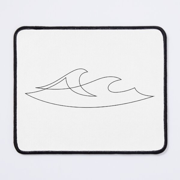 Item preview, Ocean Waves - One line art - W1 designed and sold by addillum.
