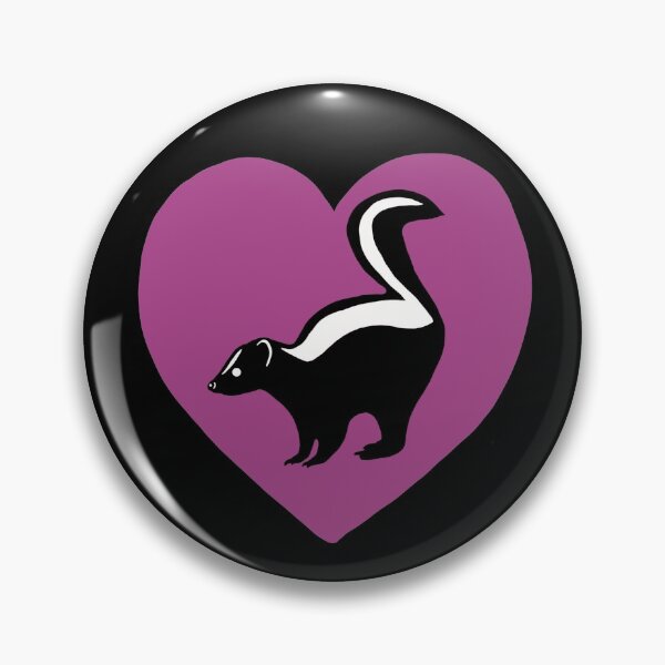 Item preview, Skunk Heart for Skunk Lovers, Purple designed and sold by Mochi-Merch.