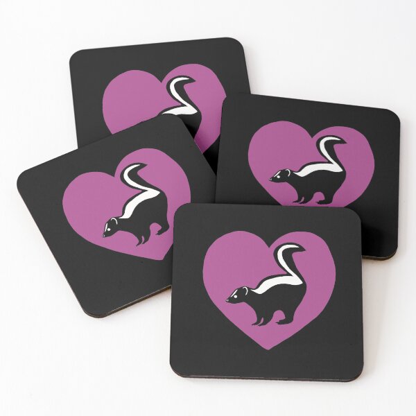 Item preview, Skunk Heart for Skunk Lovers, Purple designed and sold by Mochi-Merch.