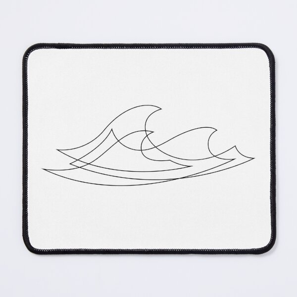 Item preview, Sea Waves - One line art - W3 designed and sold by addillum.