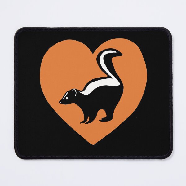 Item preview, Skunk Heart for Skunk Lovers, Orange designed and sold by Mochi-Merch.