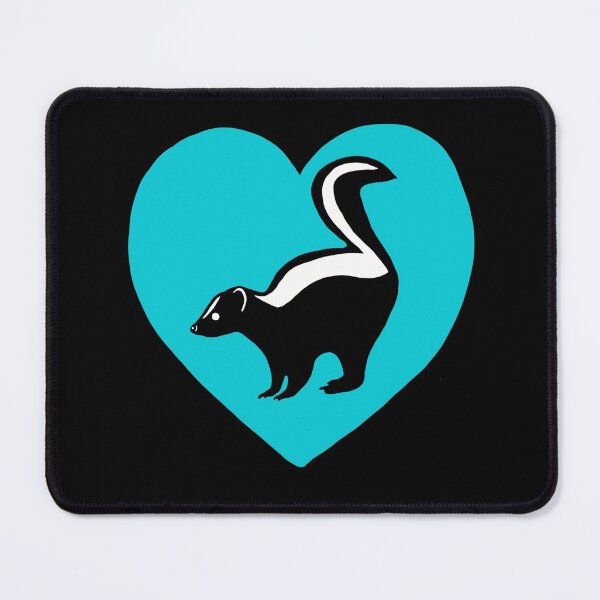 Item preview, Skunk Heart for Skunk Lovers, Blue designed and sold by Mochi-Merch.