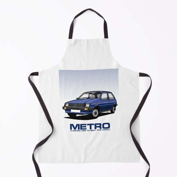 Item preview, Austin Metro Single Illustration - BLUE halftone designed and sold by RJWautographics.