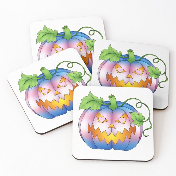 Item preview, Trans Pride Pumpkin designed and sold by MetallicWings15.