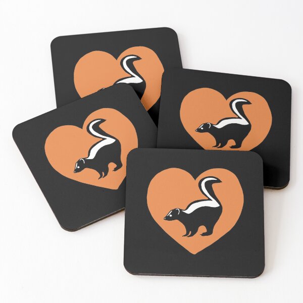 Item preview, Skunk Heart for Skunk Lovers, Orange designed and sold by Mochi-Merch.