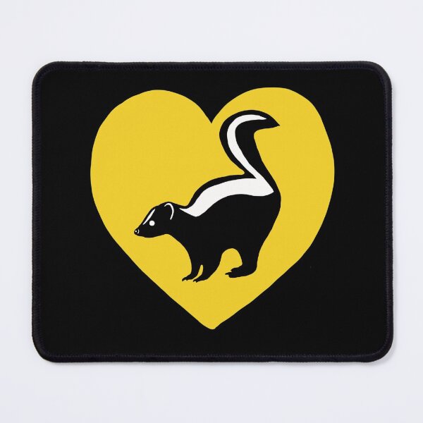 Item preview, Skunk Heart for Skunk Lovers, Yellow designed and sold by Mochi-Merch.