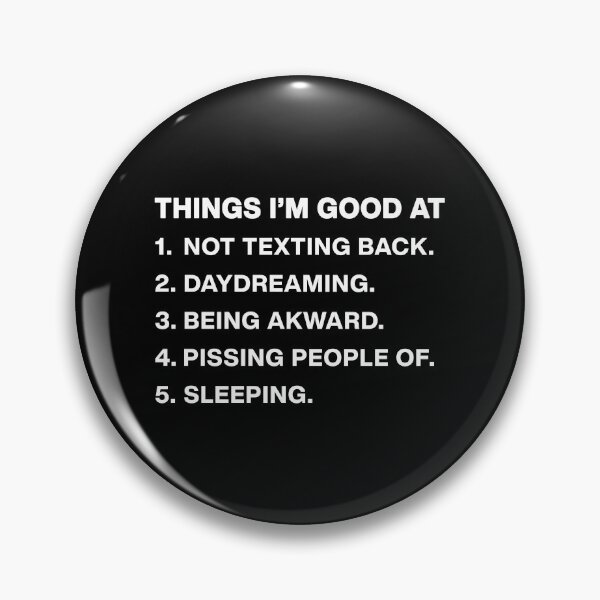 Item preview, Things I’m good at designed and sold by ActiveNerd.