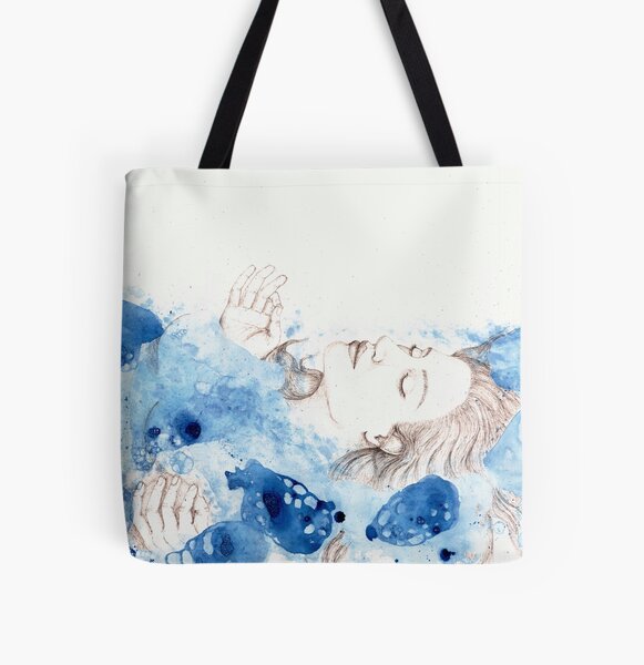 Grey Scale Smudge Tote Bag By Strangelyunique Redbubble