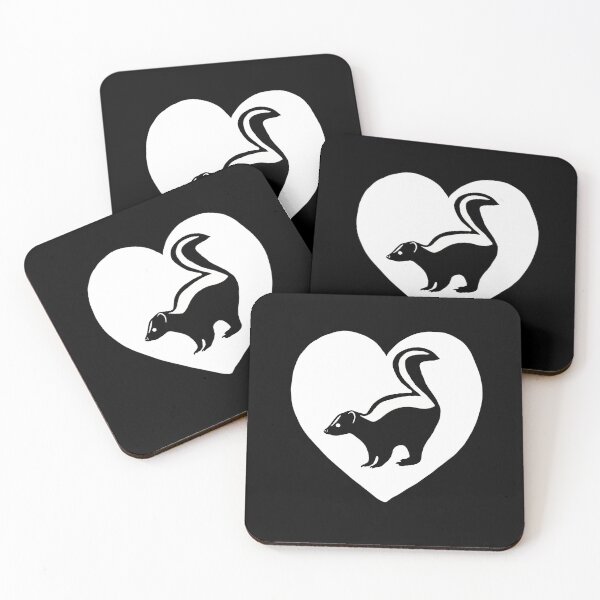 Item preview, Skunk Heart for Skunk Lovers, White designed and sold by Mochi-Merch.