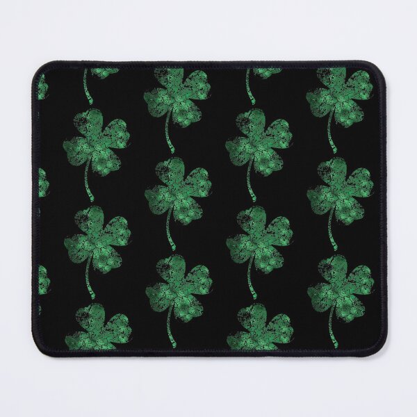 Item preview, St. Patrick's Day Distressed Green Four Leaf Clover, Lucky Charm designed and sold by MarinaBDesigns.