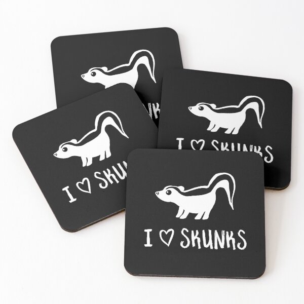 Item preview, I Love Skunks for Skunk Lovers, White designed and sold by Mochi-Merch.