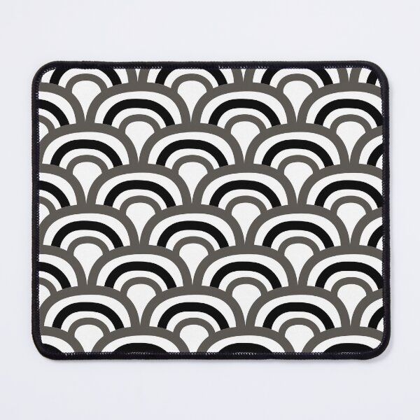 Item preview, Brownish-Gray Black and White Scallop Pattern Pairs Sherwin Williams 2022 Popular Color Sherwin Williams Urbane Bronze SW 7048 - Colour Trends - Shade - Hue designed and sold by ColorOfTheYears.