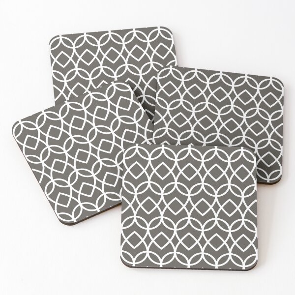 Item preview, Brownish-Gray and White Geometric Line Pattern Pairs Sherwin Williams 2022 Popular Color Sherwin Williams Urbane Bronze SW 7048 - Colour Trends - Shade - Hue designed and sold by ColorOfTheYears.