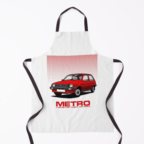 Item preview, Austin Metro Single Illustration - Red halftone designed and sold by RJWautographics.