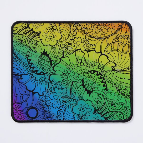 Item preview, coloridas flores de mandala designed and sold by cutecrazytshirt.