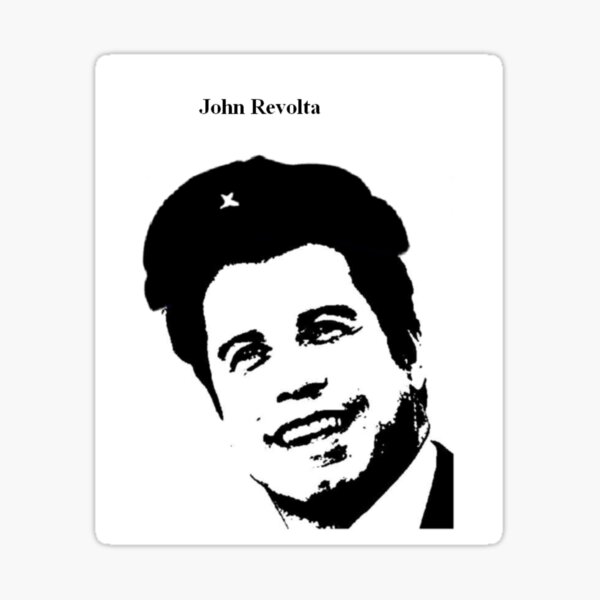 Vista previa del artículo con la obra «Che Guevara John Travolta», diseñado y vendido por Anon-Moose.