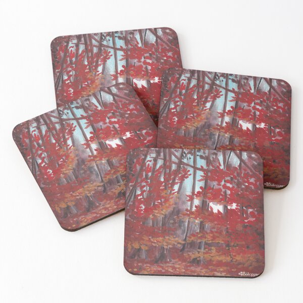 Item preview, Red Forest Painting designed and sold by balefyren.