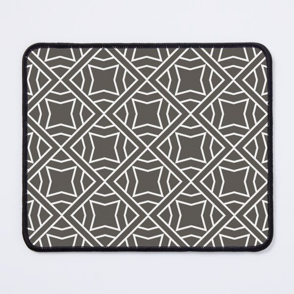 Item preview, Brownish-Gray and White Modern Cube Tile Pattern 2 Pairs Sherwin Williams 2022 Popular Color Sherwin Williams Urbane Bronze SW 7048 - Colour Trends - Shade - Hue designed and sold by ColorOfTheYears.