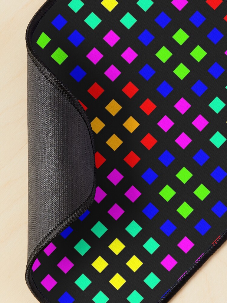 Alternate view of Space Tartan Colorinche Mouse Pad