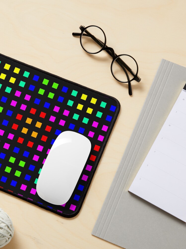Alternate view of Space Tartan Colorinche Mouse Pad