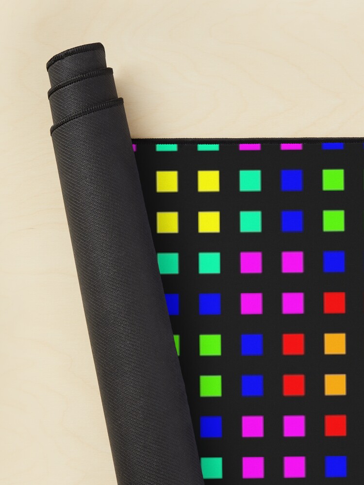 Alternate view of Space Tartan Colorinche Mouse Pad