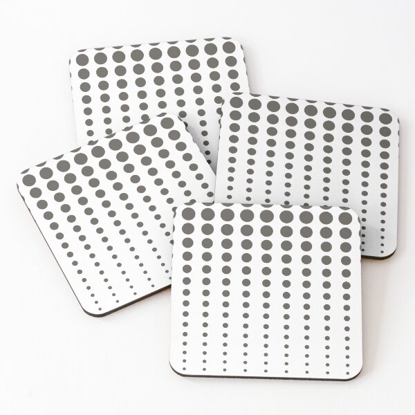 Item preview, Brownish-Gray and White Reduced Polka Dots Pattern Pairs Sherwin Williams 2022 Popular Color Sherwin Williams Urbane Bronze SW 7048 - Colour Trends - Shade - Hue designed and sold by ColorOfTheYears.